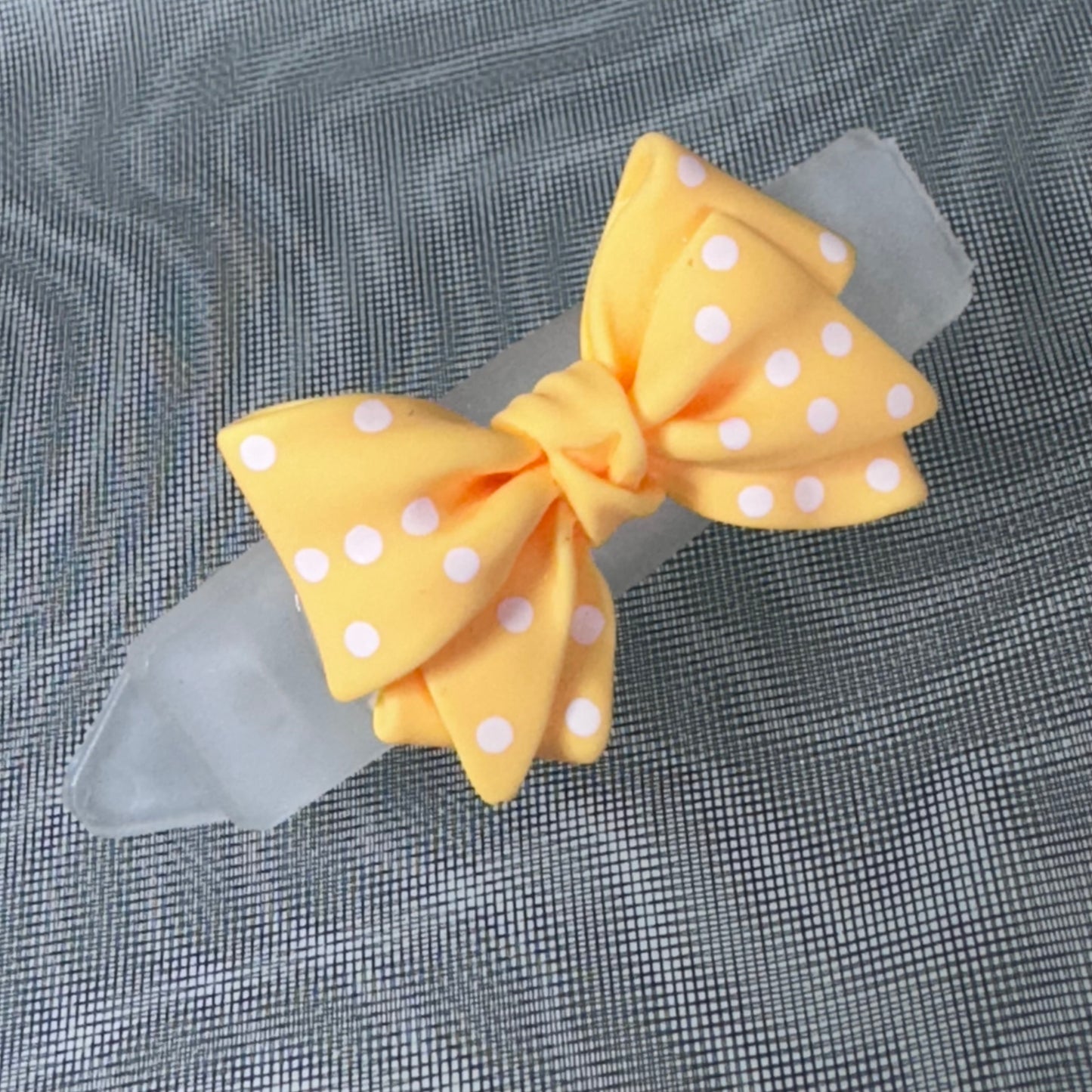 Hundespange „gelbe Schleife“ (4.5 cm)