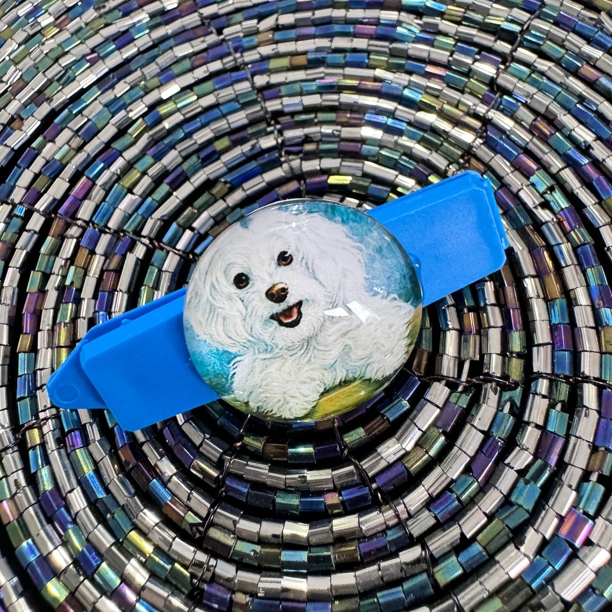 Hundespange Cabochon „Havaneser“