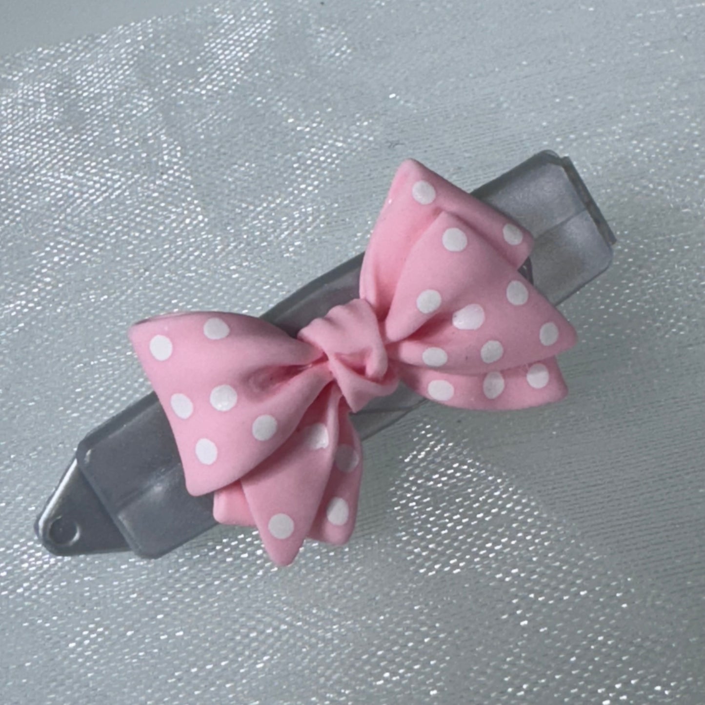 Hundespange „rosa Schleife“ (4.5 cm)