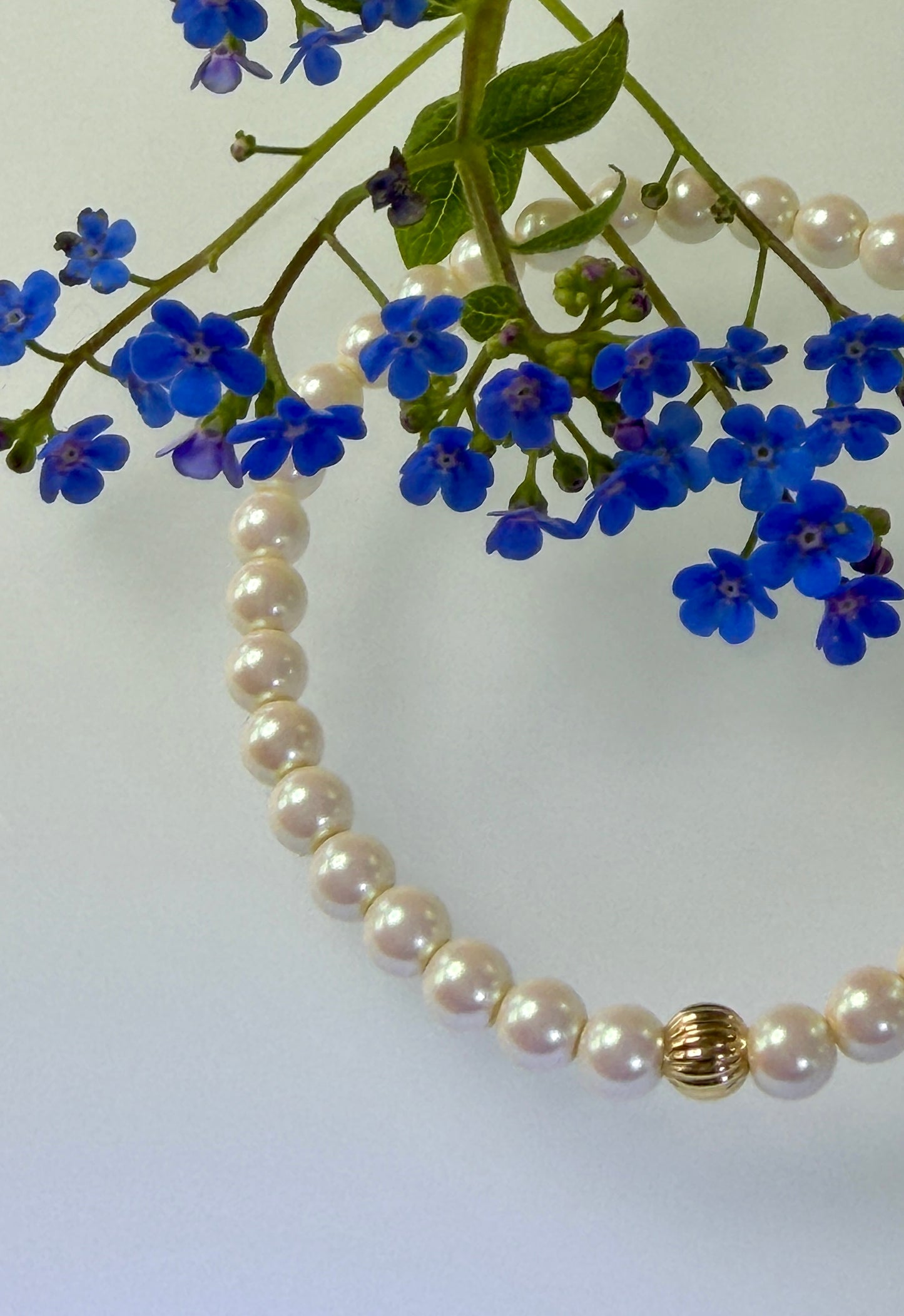 Perlenarmband "Crystal Pearlescent Cream" PRECIOSA
