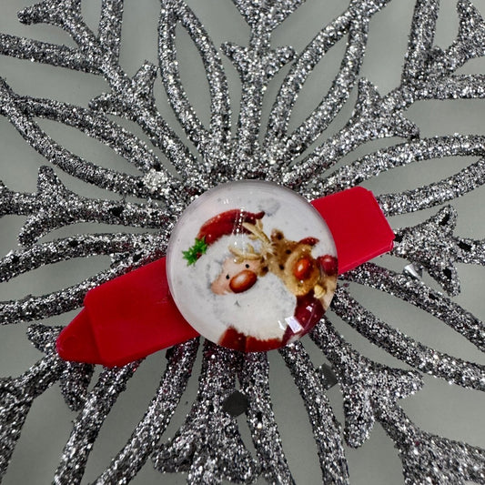 Hundespange Cabochon „Nikolaus“ (4.5 cm)