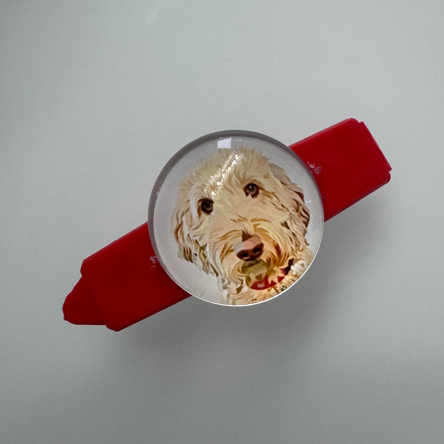 Hundespange Cabochon „Doodle“ (4.5 cm)