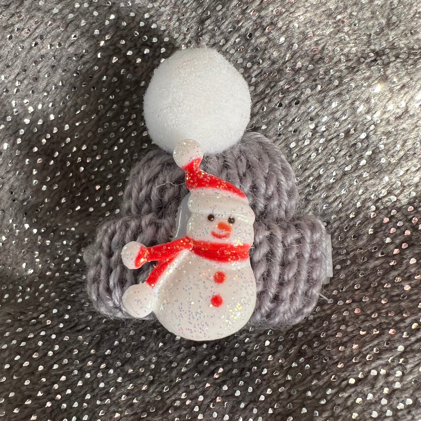 Hundespange „graue Mütze“ (4.5 cm)