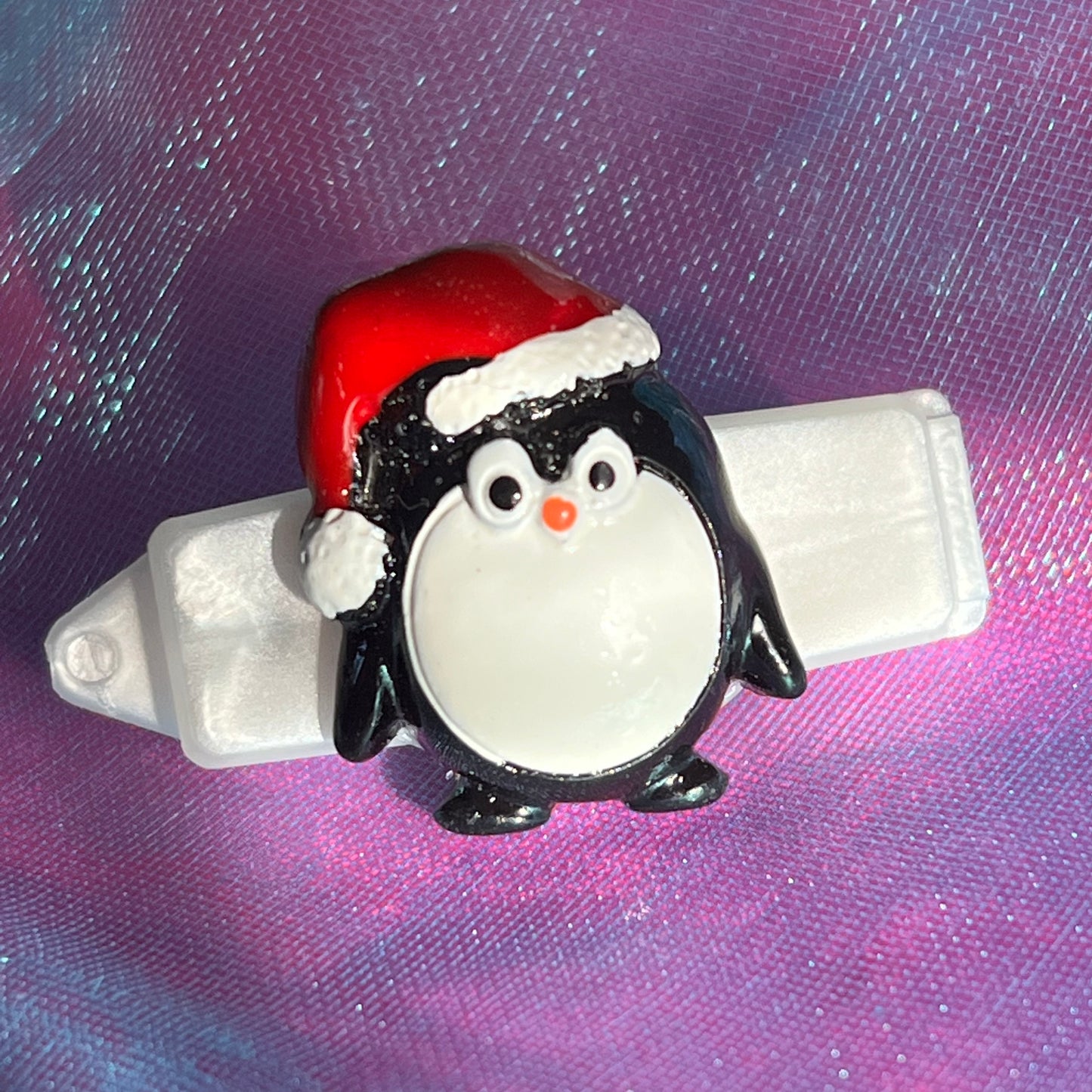 Hundespange „Pinguin“ Weihnachten (3.5 cm)