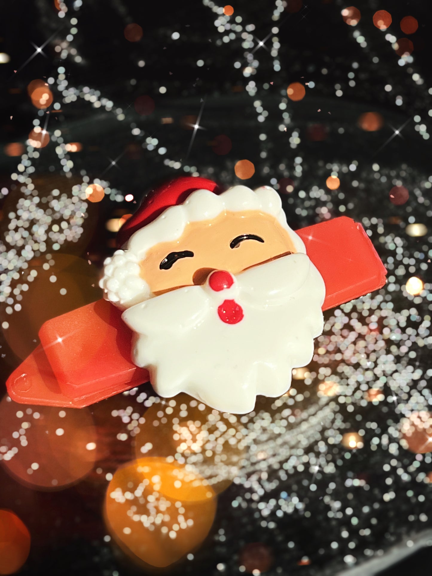 Hundespange „Weihnachtsmann“ - groß (4.5 cm)